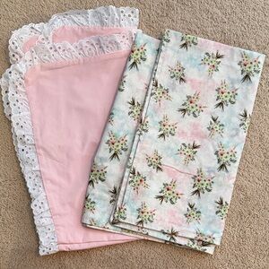 Floral and Pink Handmade Baby Blankets